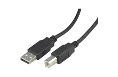 Produktbild för Deltaco USB 2.0 kabel Typ A hane - Typ B hane - 1,8m - Svart