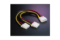 Produktbild för Deltaco Y-kabel intern för 2st 5,25"