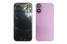Produktbild för Apple iPhone 16 - Baksidebyte - Pink (Glaset)