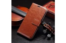 Produktbild för SiGN Plånboksfodral för Samsung Galaxy S7 - Brown leather