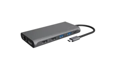 Produktbild för Icy Box USB Type-C dockningsstation för notebook - Dual HDMI - USB-C PD (100W)