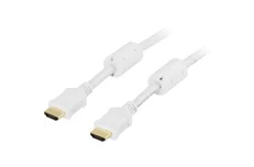 Produktbild för Deltaco HDMI-kabel - Hane - Hane - 7 meter - Vit