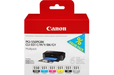 Produktbild för Canon PGI-550 och CLI-551 Multipack Bläckpatroner