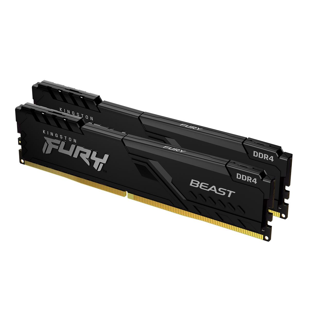 Produktbild för Kingston FURY Beast 16GB (2 x 8GB) 3200MHz DDR4 - Nyskick (öppnad förp.)