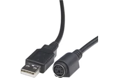 Produktbild för GlobalSat PS/2 hona till USB Typ A Hane - 30cm.