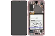 Produktbild för Samsung Galaxy S21 5G (SM-G991) - Glas och displaybyte - Rosa