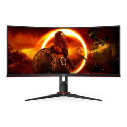 Produktbild för Aoc CU34G2XP Gamingskärm - 34" - Curved - 3440x1440 - 1ms - 180hz - FreeSync