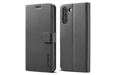 Produktbild för LC.IMEEKE Plånboksfodral för Samsung Galaxy S21 FE - Black