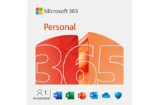 Produktbild för Microsoft Office 365 Personal - 1 år - 1 anv / 5 enheter - Svensk