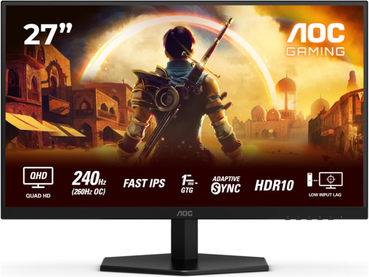 Produktbild för Aoc Q27G42ZE 27" Gamingskärm - 2560x1440 IPS - 240hz - 0.3ms