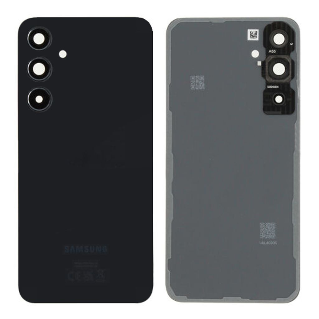 Produktbild för Samsung Galaxy A55 5G (SM-A556B) - Baksidebyte - Svart (Mörkblå)