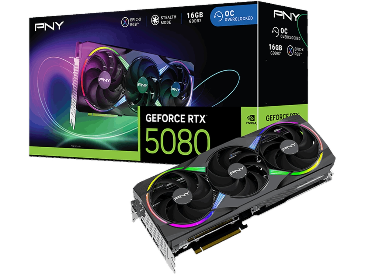Produktbild för PNY GeForce RTX 5080 ARGB OC