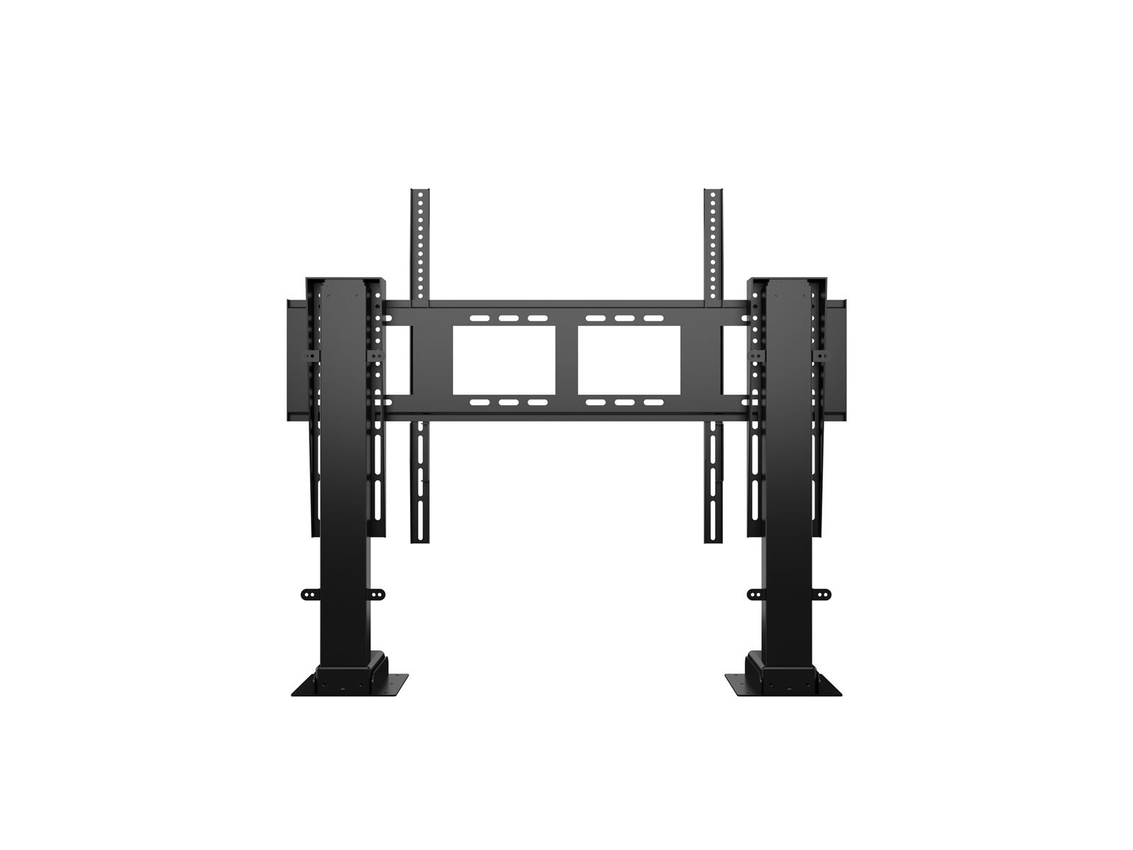Produktbild för Multibrackets M Motorized TV Lift Duo X-Large - Justerbar 980mm - 2480mm - Max 100kg - Svart
