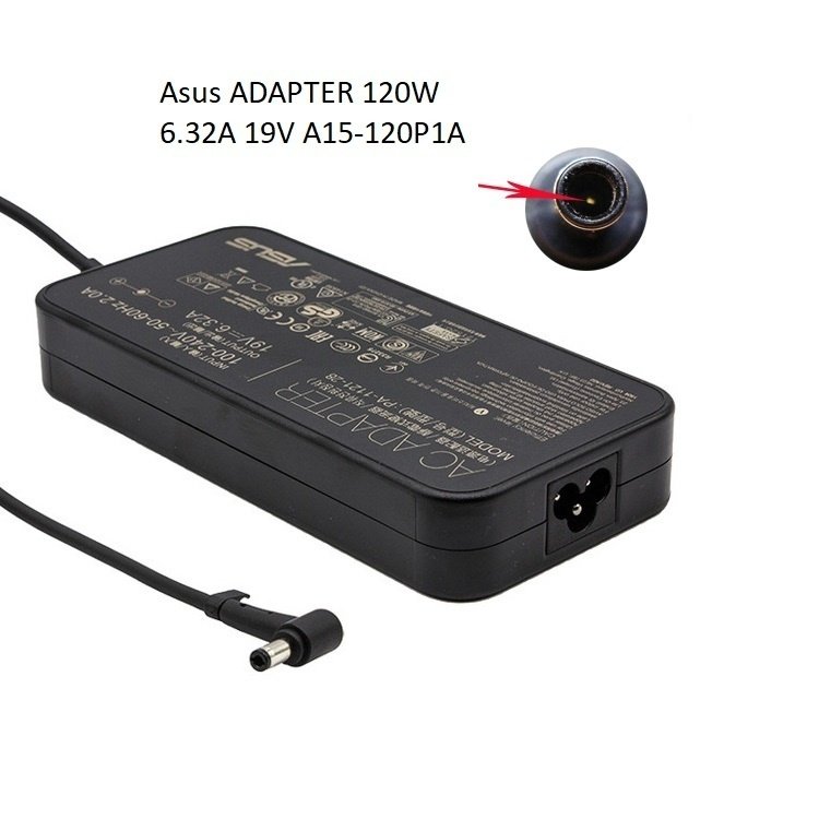 Produktbild för ASUS ADAPTER 120W 19V 3PIN 4.5PHI