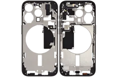 Produktbild för Apple iPhone 15 Pro - Byte av mellanram - Svart