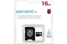 Produktbild för Raspberry Pi NOOBS - 16GB microSD kort med SD-card adapter - Raspberry Pi OS