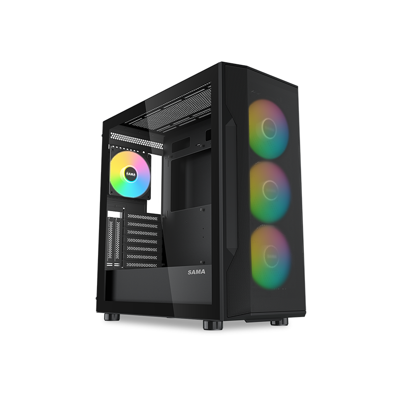Produktbild för SAMA S40 ATX Mid-tower Case - Svart