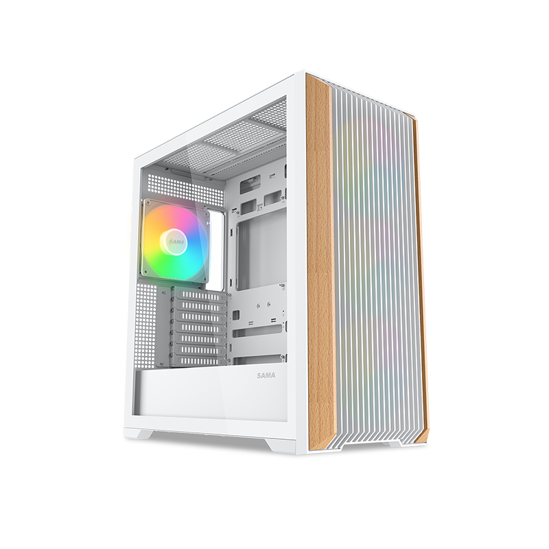 Produktbild för SAMA Z60 ATX Mid-tower Case - Vit