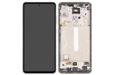 Produktbild för Samsung Galaxy A52/A52 5G - Skärm och Glasbyte - Awesome White