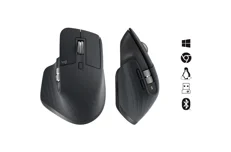 Produktbild för Logitech MX Master 3S Trådlös MusGraphite