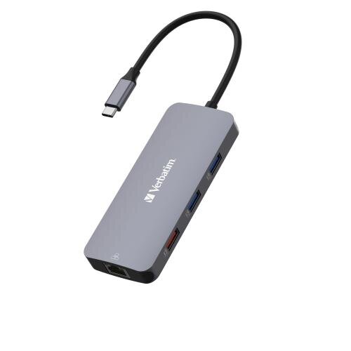 Produktbild för Verbatim CMH-09 USB-C ProMultiport Hub - 9 Portar