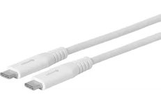 Produktbild för eSTUFF USB-C till USB-C kabel - 3m - Vit