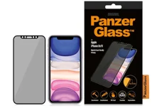 Produktbild för PanzerGlass Privacy Screen Protection till iPhone Xr / 11 - Svart ram - Case Friendly