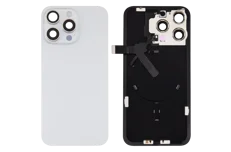 Produktbild för Apple iPhone 15 Pro Max - Baksidebyte - Vit (Glaset)
