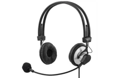 Produktbild för Deltaco Headset med 2st 3,5mm kontakter