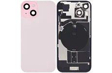 Produktbild för Apple iPhone 15 - Baksidebyte - Rosa (Glaset)