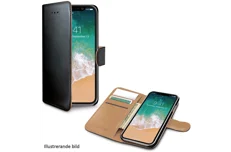 Produktbild för Celly Plånbok Fodral för Iphone XS Max - Svart/Brun - Kampanjpris!