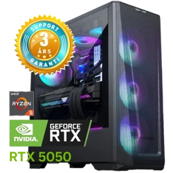Produktbild för Gamer God Werner Pro 2.0 - Ryzen 5 5500 - 16GB - 1TB SSD - RTX 5050 - Win 11 Home