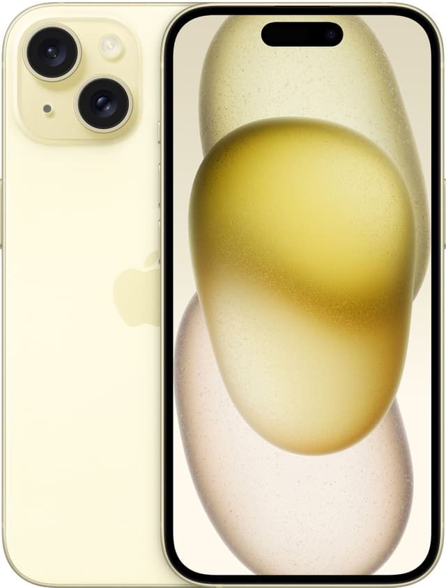 Produktbild för Apple Iphone 15 - 128GB - Gul - Grade A