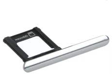 Produktbild för Sony Xperia XZ Premium - MicroSD hållare med cover - Krom
