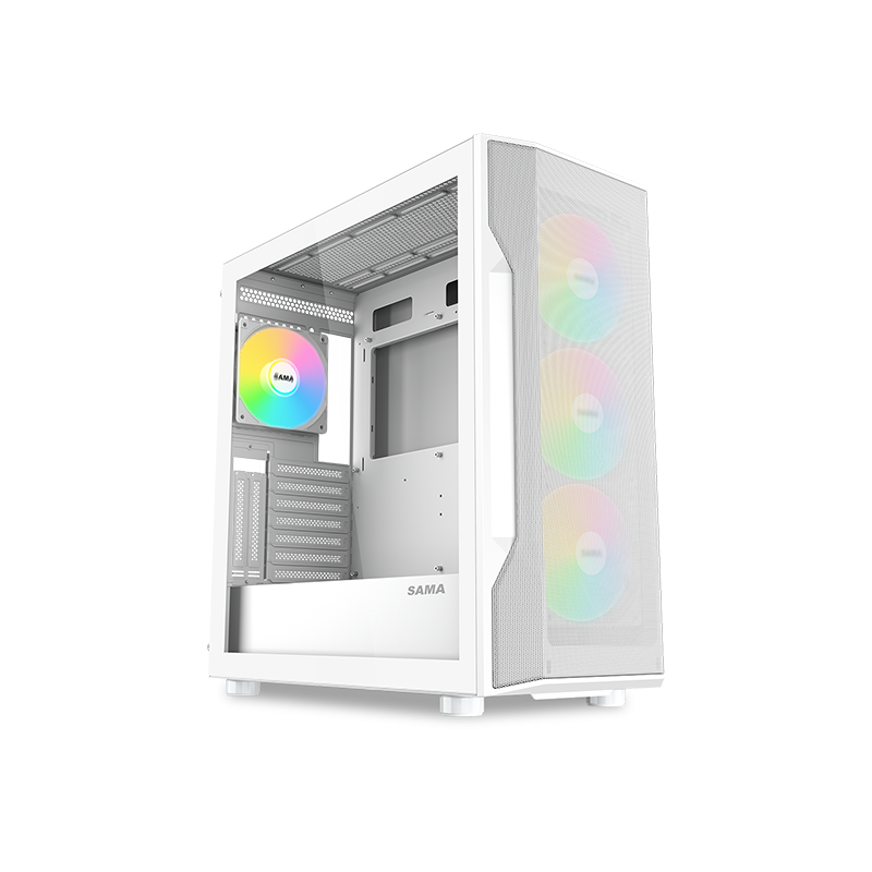 Produktbild för Sama S40 ATX Mid-tower Case - Vit