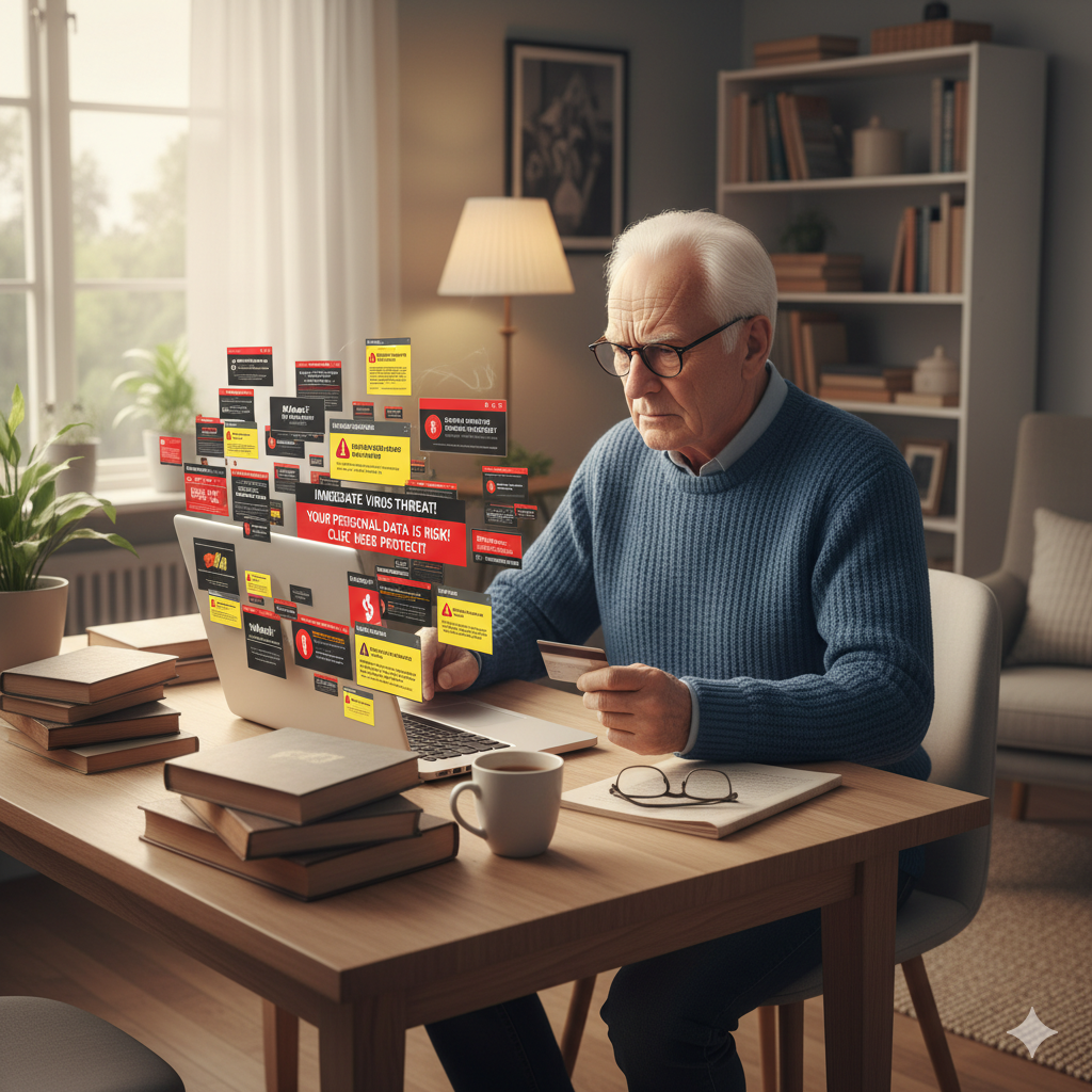 Omslagsbild för artikeln Varning: Så luras svenskar av virus, falska säkerhetsvarningar och sms-bedrägerier